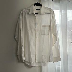 Ivory Dress Shirt - Slim Fit - Men
